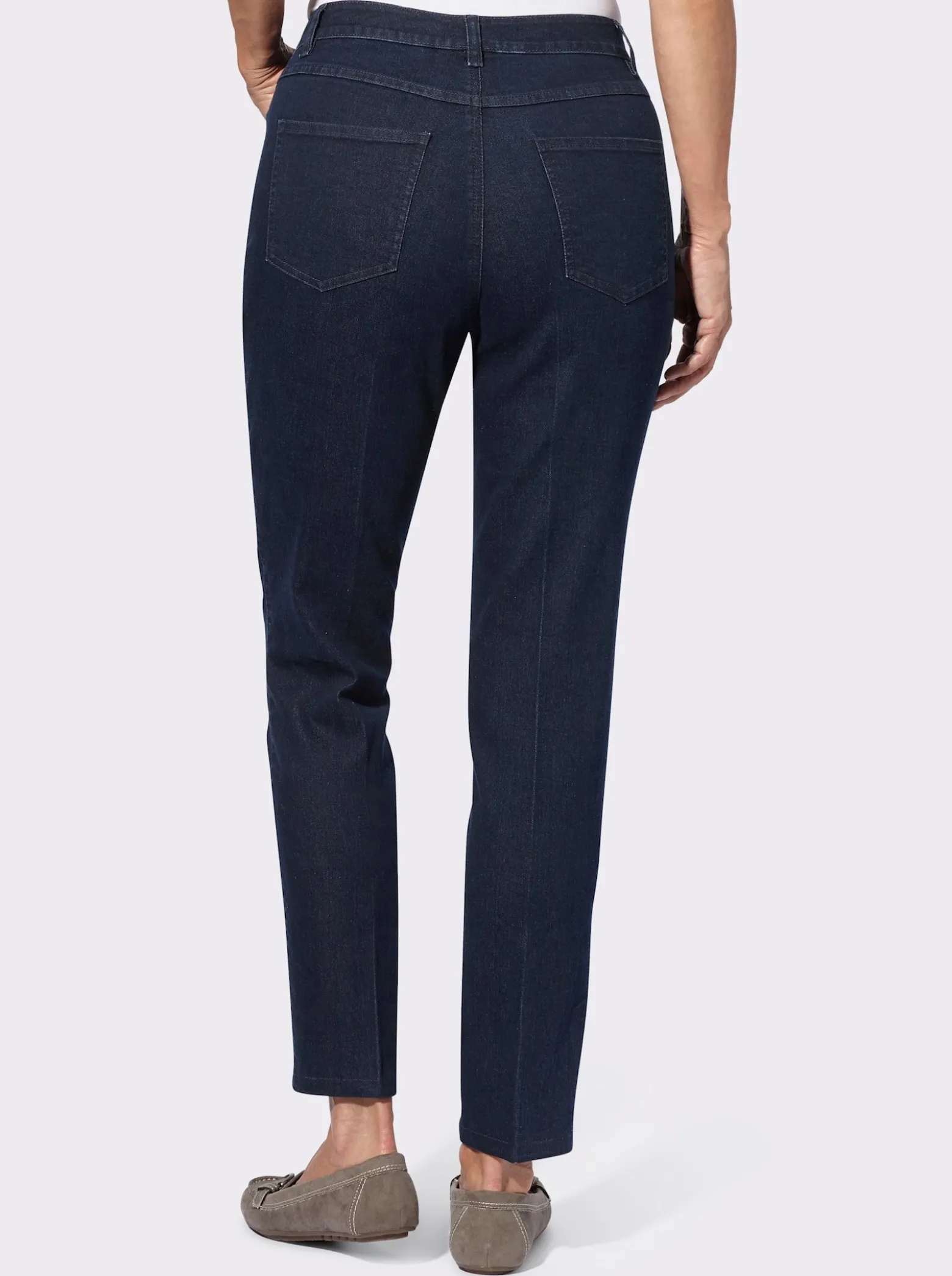 Jeans mit Stickerei