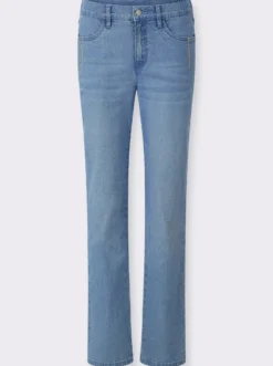 Jeans mit Stickerei an den Taschen