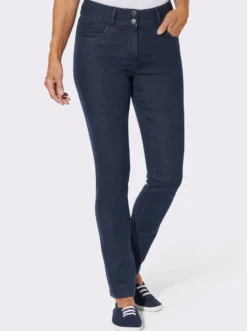 Jeans mit Stretch-Einsatz hinten