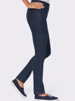 Jeans mit Stretch-Einsatz hinten