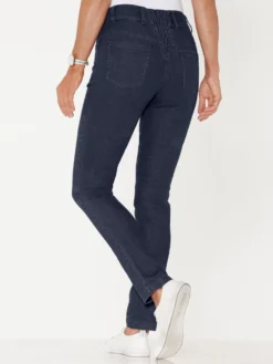 Jeans mit Stretch-Einsatz hinten