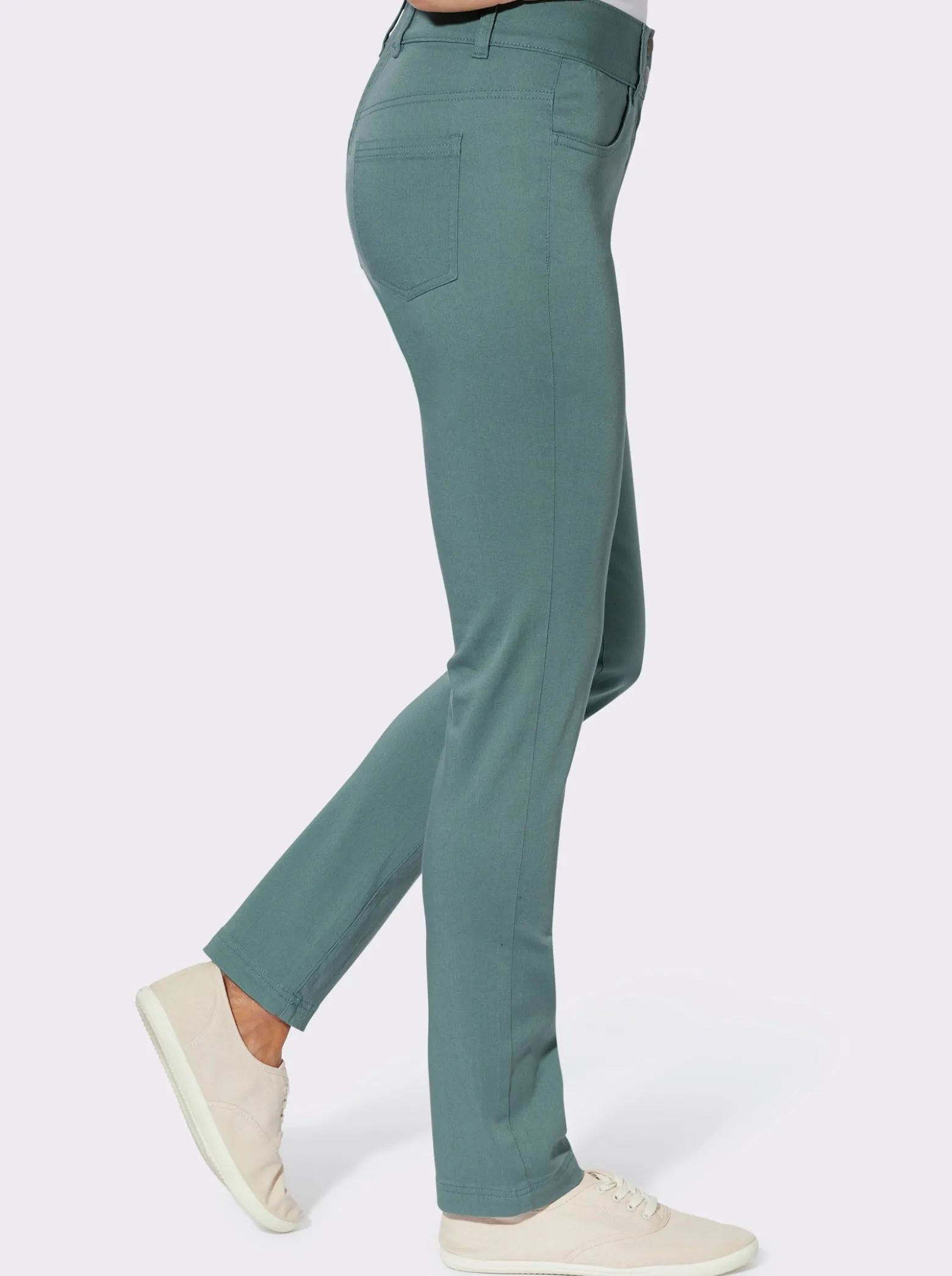 Jeans mit Stretch-Einsatz hinten