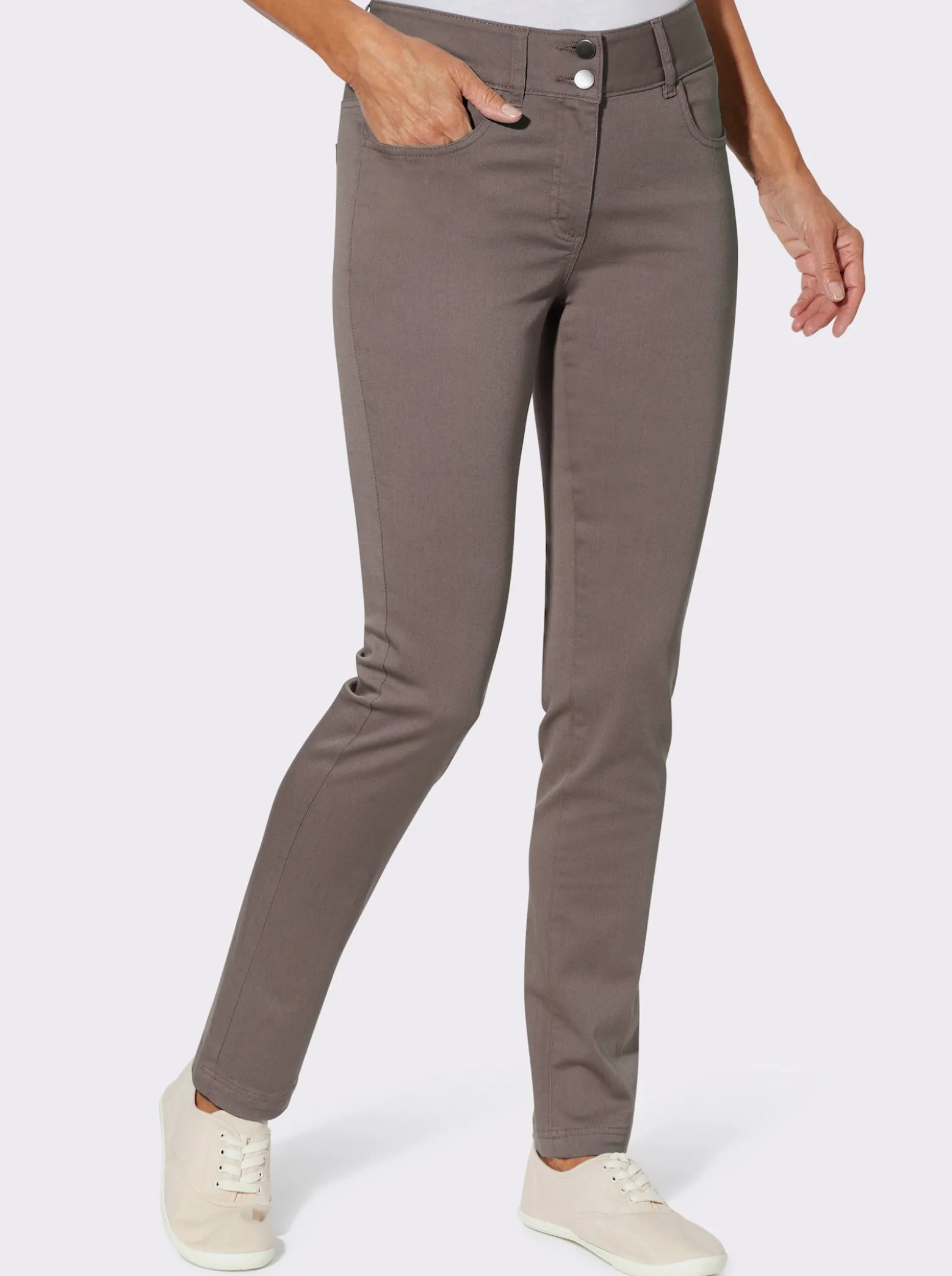 Jeans mit Stretch-Einsatz hinten