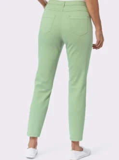 Jeans mit Tunnelzug und Bindeband