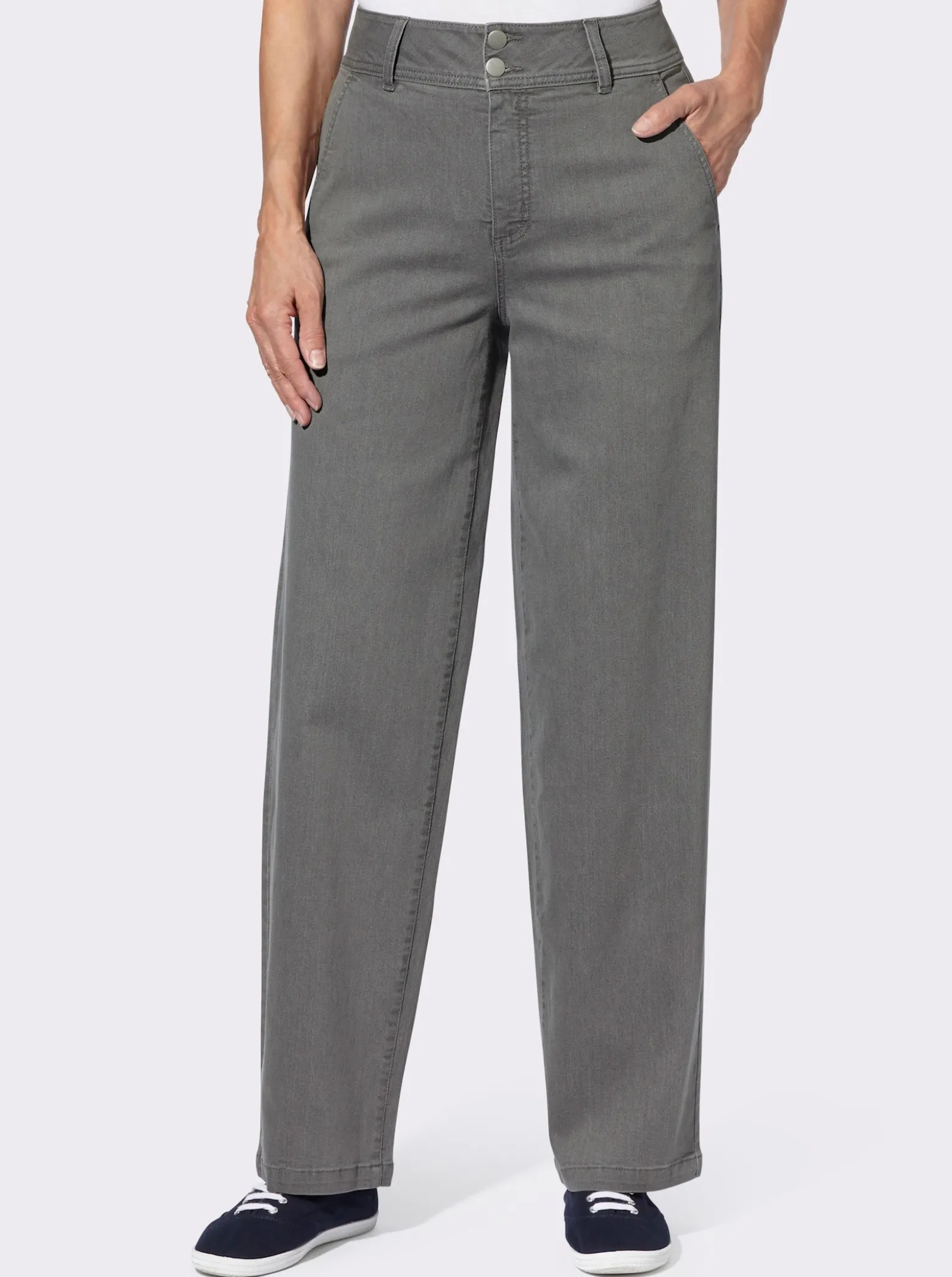 Jeans mit weitem Bein