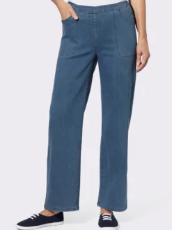 Jeans mit weitem Bein
