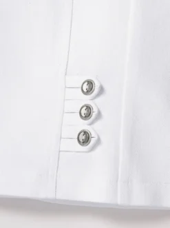 7/8-Jeans mit Zierriegel am Abschluss