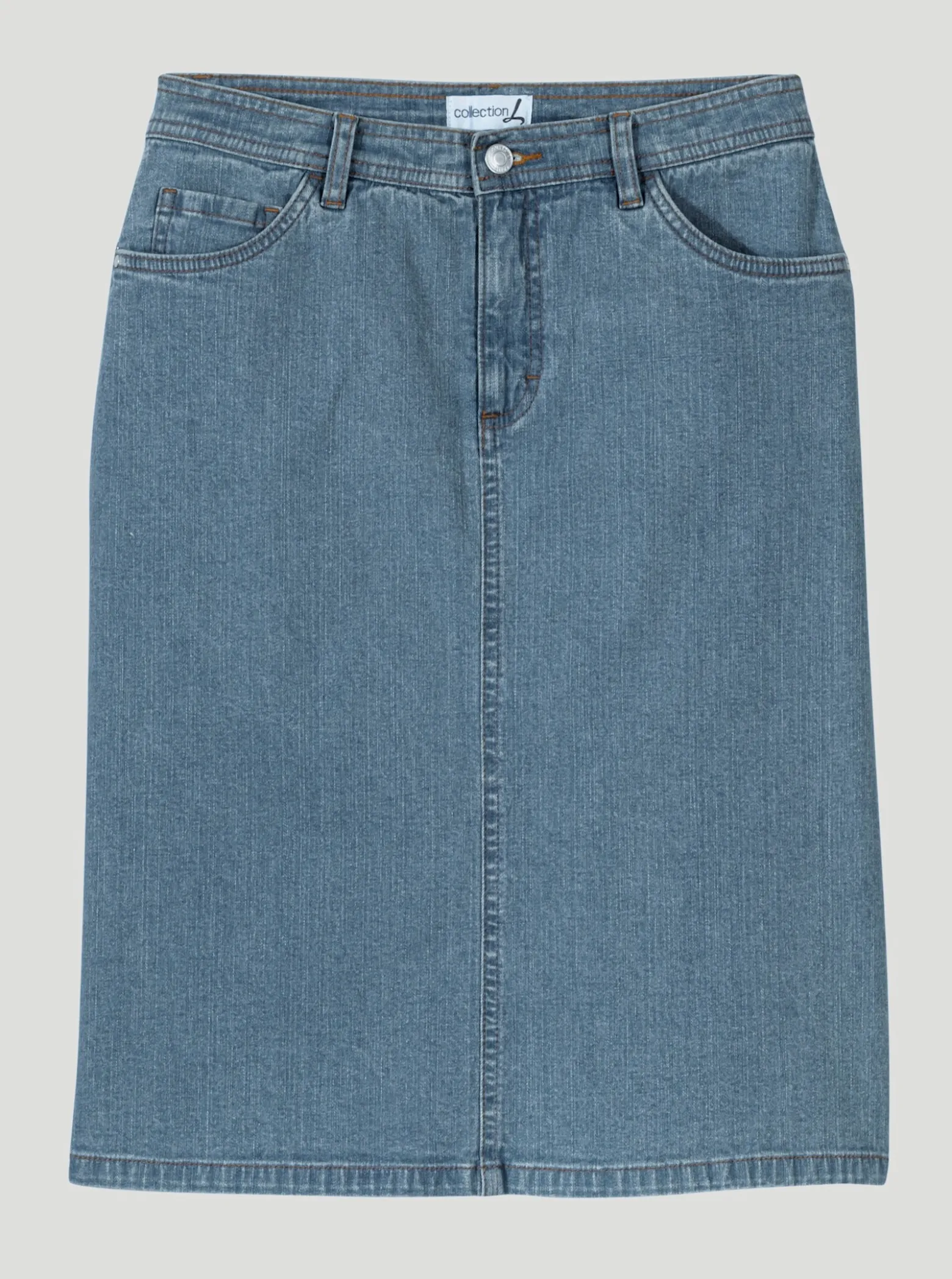 Jeansrock in 5-Pocket-Form
