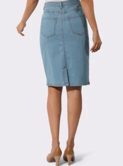 Jeansrock in 5-Pocket-Form