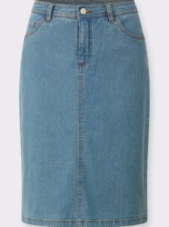 Jeansrock in 5-Pocket-Form