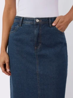 Jeansrock in 5-Pocket-Form