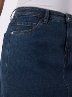 Jeansrock in 5-Pocket-Form
