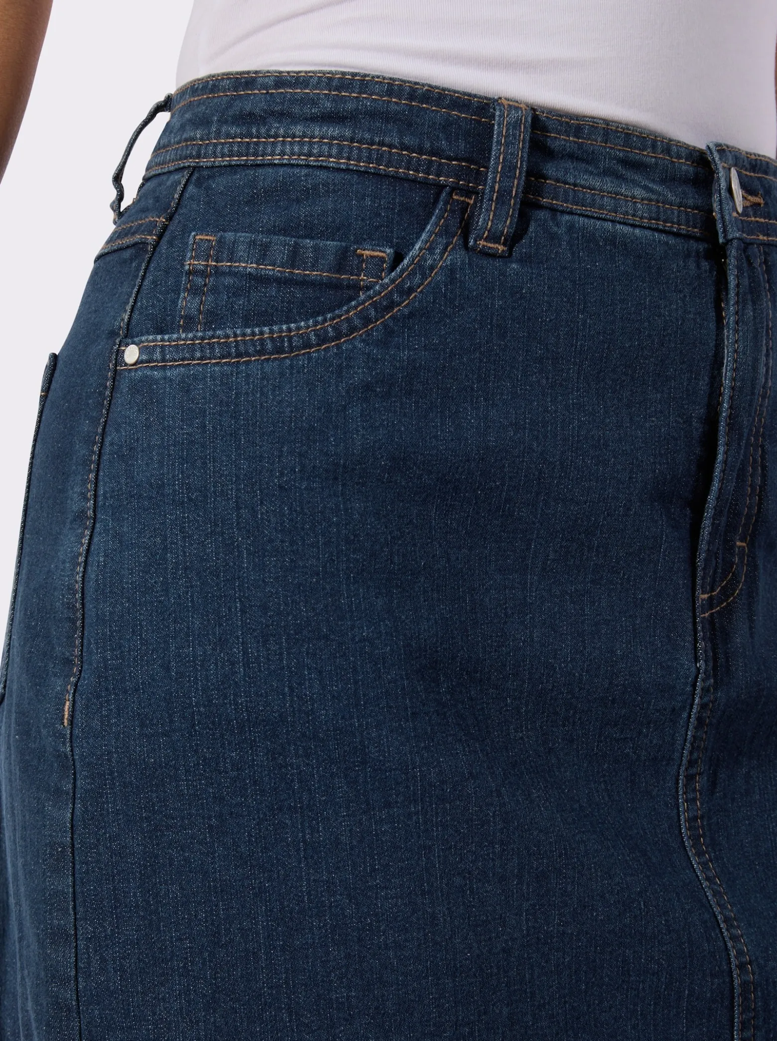 Jeansrock in 5-Pocket-Form