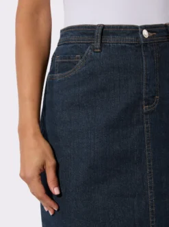 Jeansrock in 5-Pocket-Form