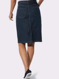 Jeansrock in 5-Pocket-Form