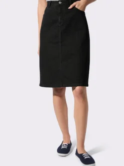 Jeansrock in 5-Pocket-Form
