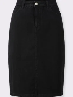 Jeansrock in 5-Pocket-Form