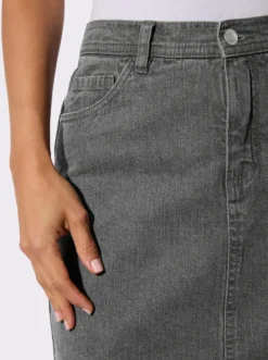 Jeansrock in 5-Pocket-Form
