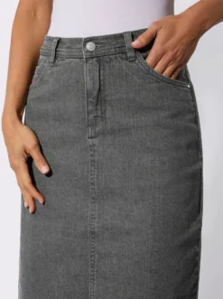 Jeansrock in 5-Pocket-Form