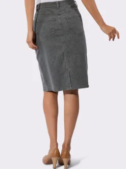 Jeansrock in 5-Pocket-Form