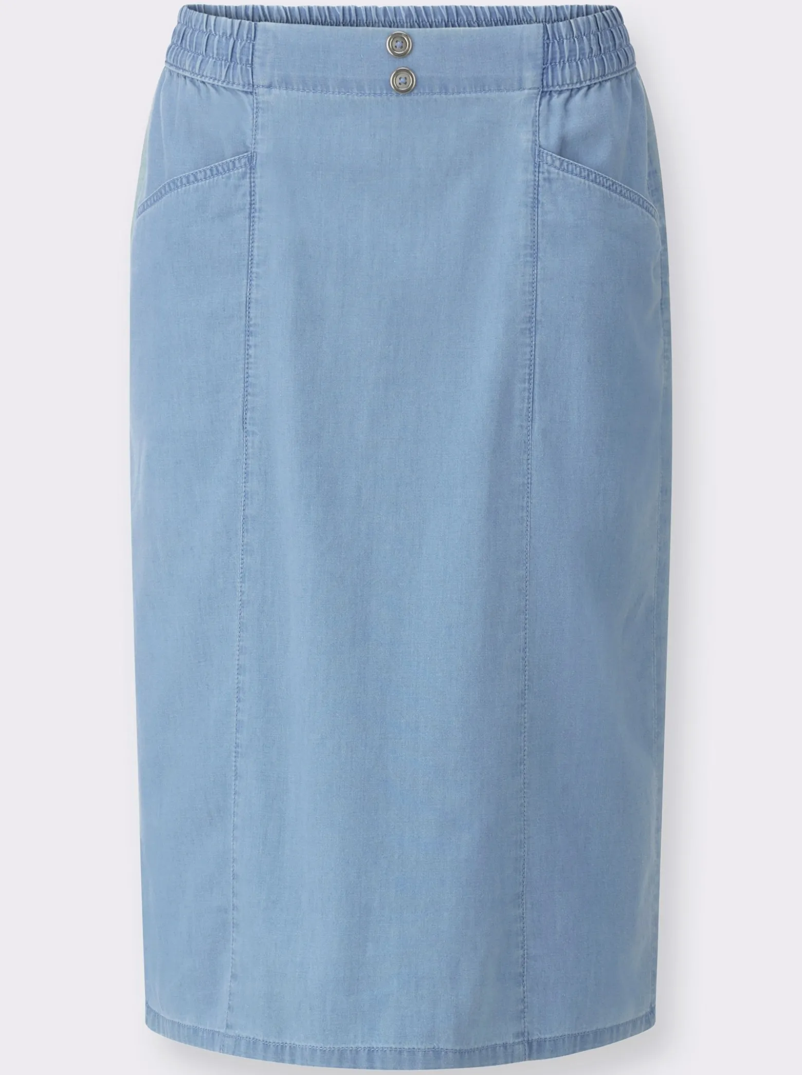 Jeansrock mit dekorativen Knöpfen