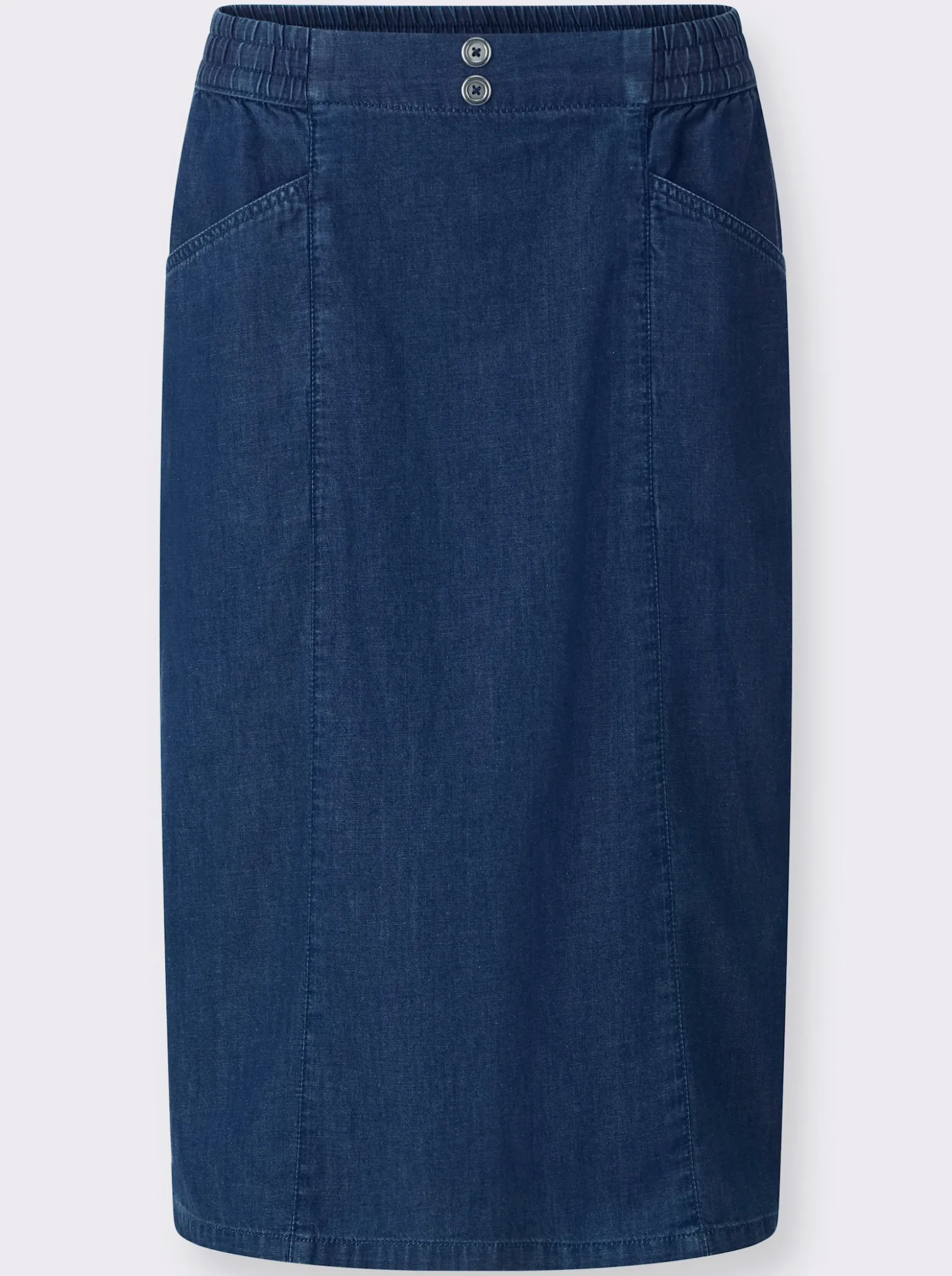Jeansrock mit dekorativen Knöpfen