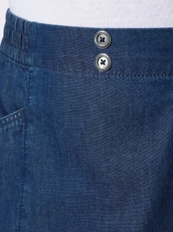 Jeansrock mit dekorativen Knöpfen