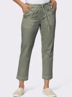 7/8-Jeans Schlupfform, mit Dehnbund