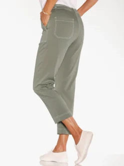 7/8-Jeans Schlupfform, mit Dehnbund