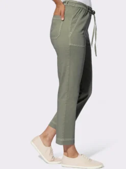 7/8-Jeans Schlupfform, mit Dehnbund