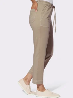 7/8-Jeans Schlupfform, mit Dehnbund