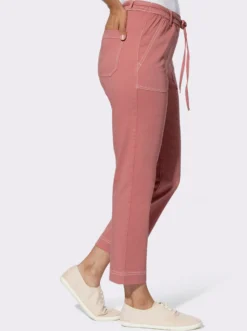 7/8-Jeans Schlupfform, mit Dehnbund