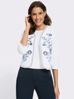 Jeansweste mit Hakenverschluss