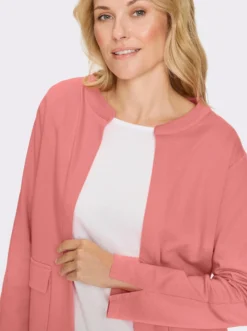 Jerseyblazer mit Brustabnähern