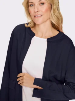 Jerseyblazer mit Brustabnähern