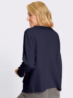 Jerseyblazer mit Brustabnähern