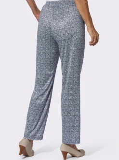 Jerseyhose in floralem Dessin