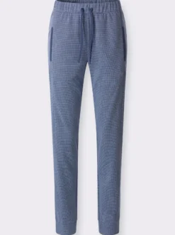 Jerseyhose in Melange-Optik