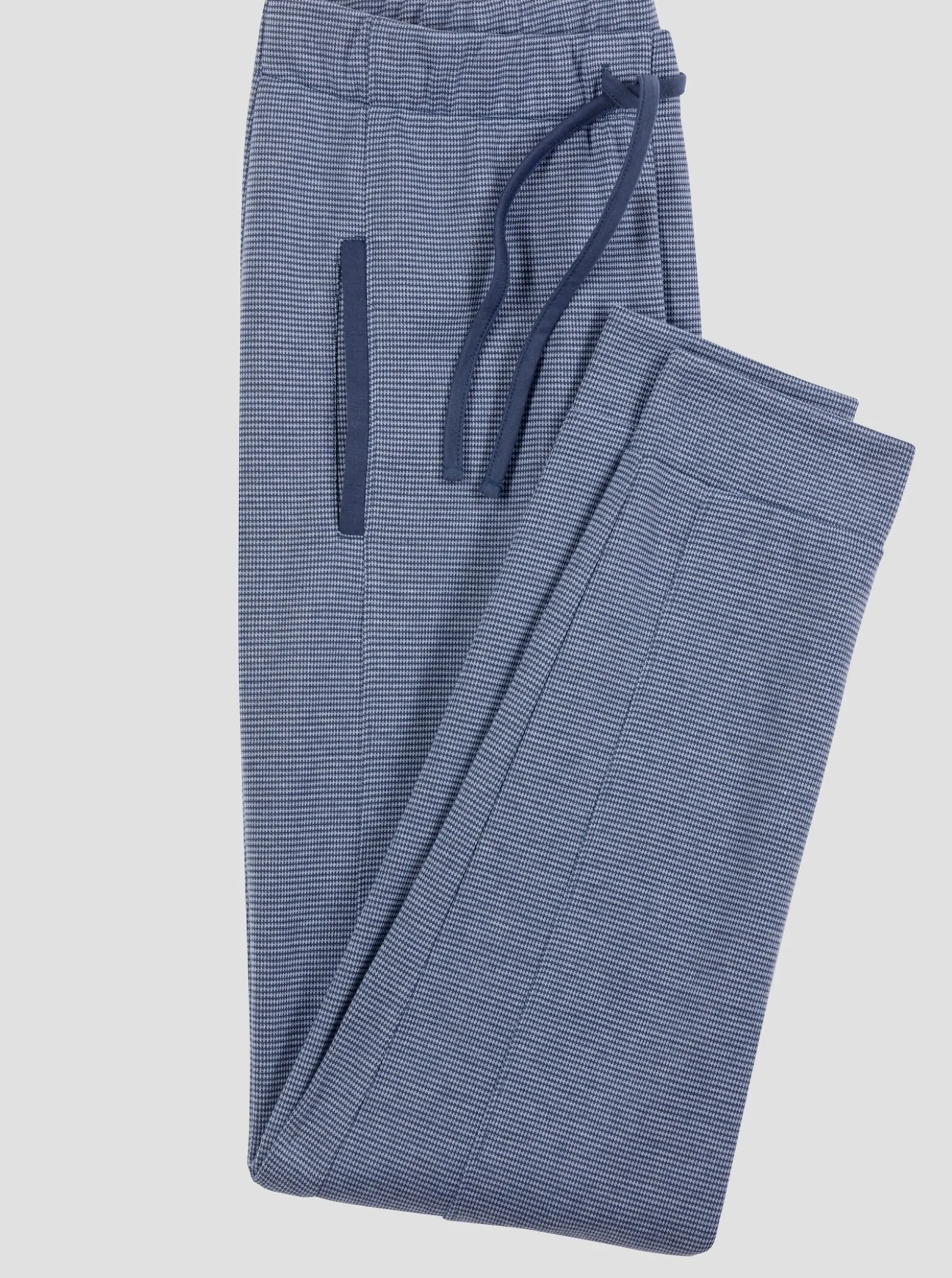 Jerseyhose in Melange-Optik