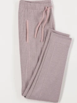 Jerseyhose in Melange-Optik