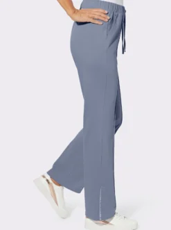 Jerseyhose mit abgesteppten BIesen
