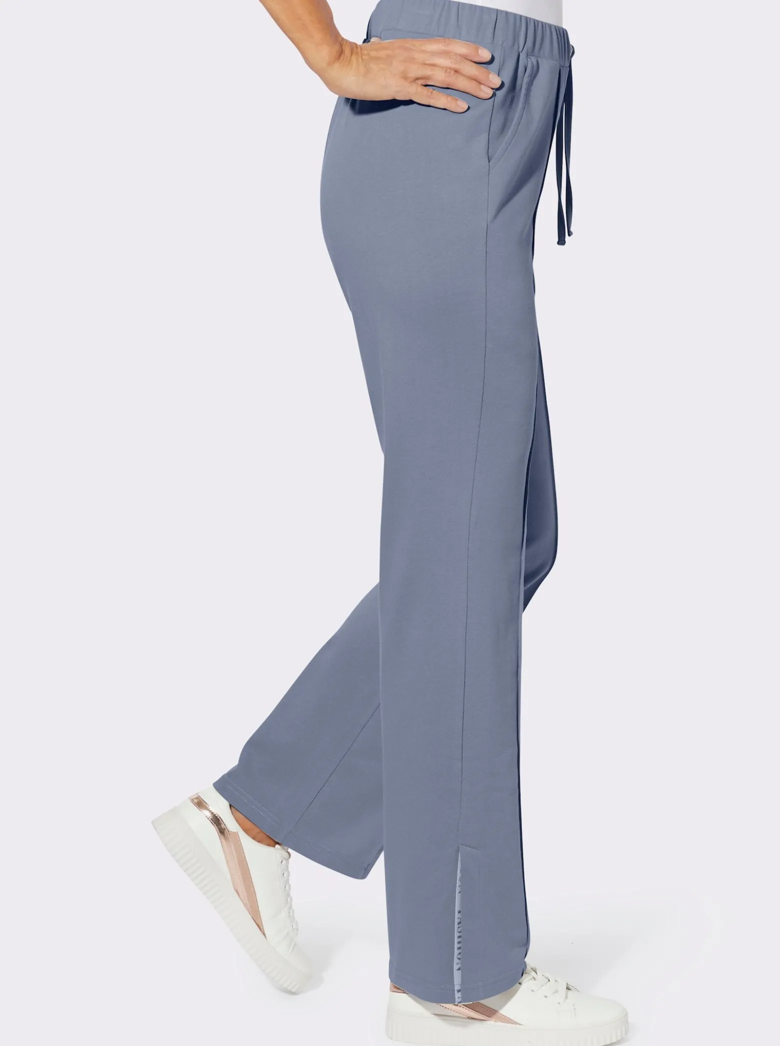 Jerseyhose mit abgesteppten BIesen