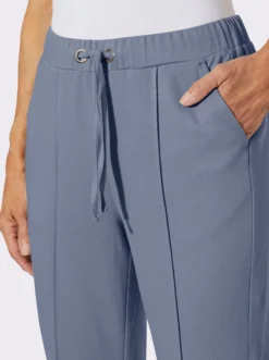 Jerseyhose mit abgesteppten BIesen