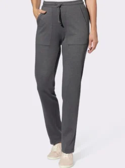Jerseyhose mit aufgesetzten Taschen