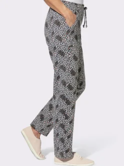 Jerseyhose mit aufgesetzten Taschen