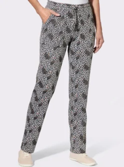 Jerseyhose mit aufgesetzten Taschen