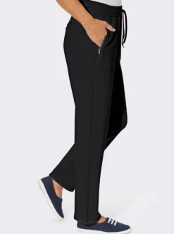 Jerseyhose mit Bindeband
