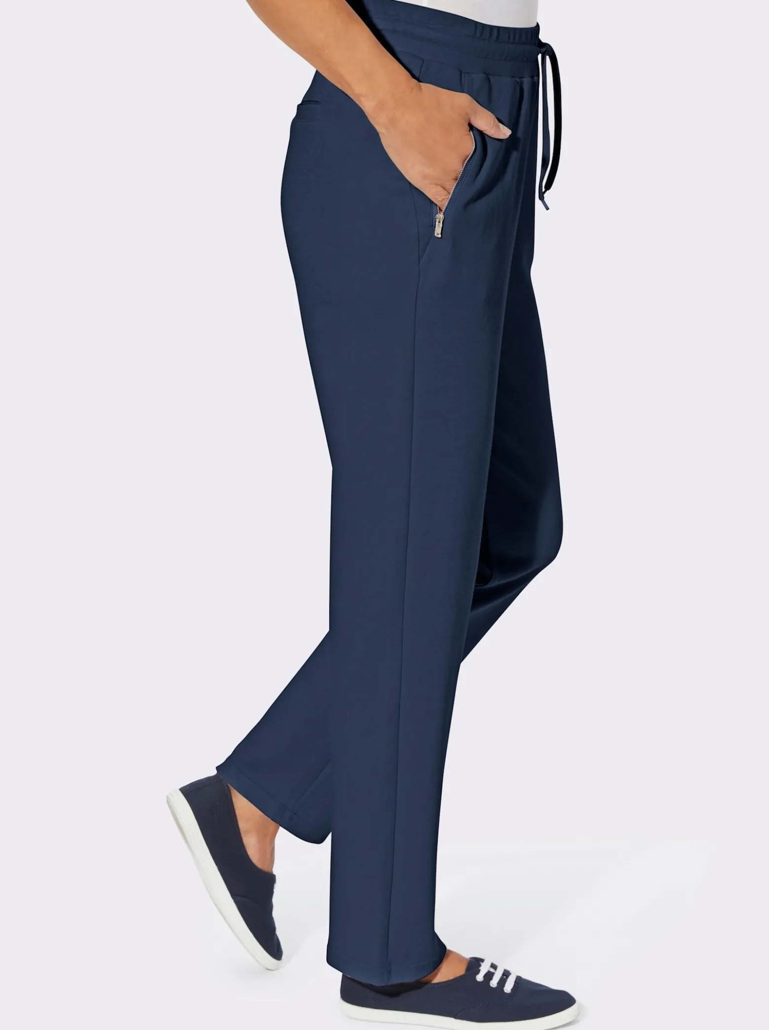 Jerseyhose mit Bindeband