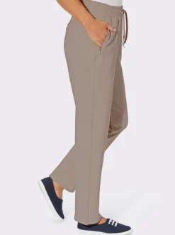 Jerseyhose mit Bindeband