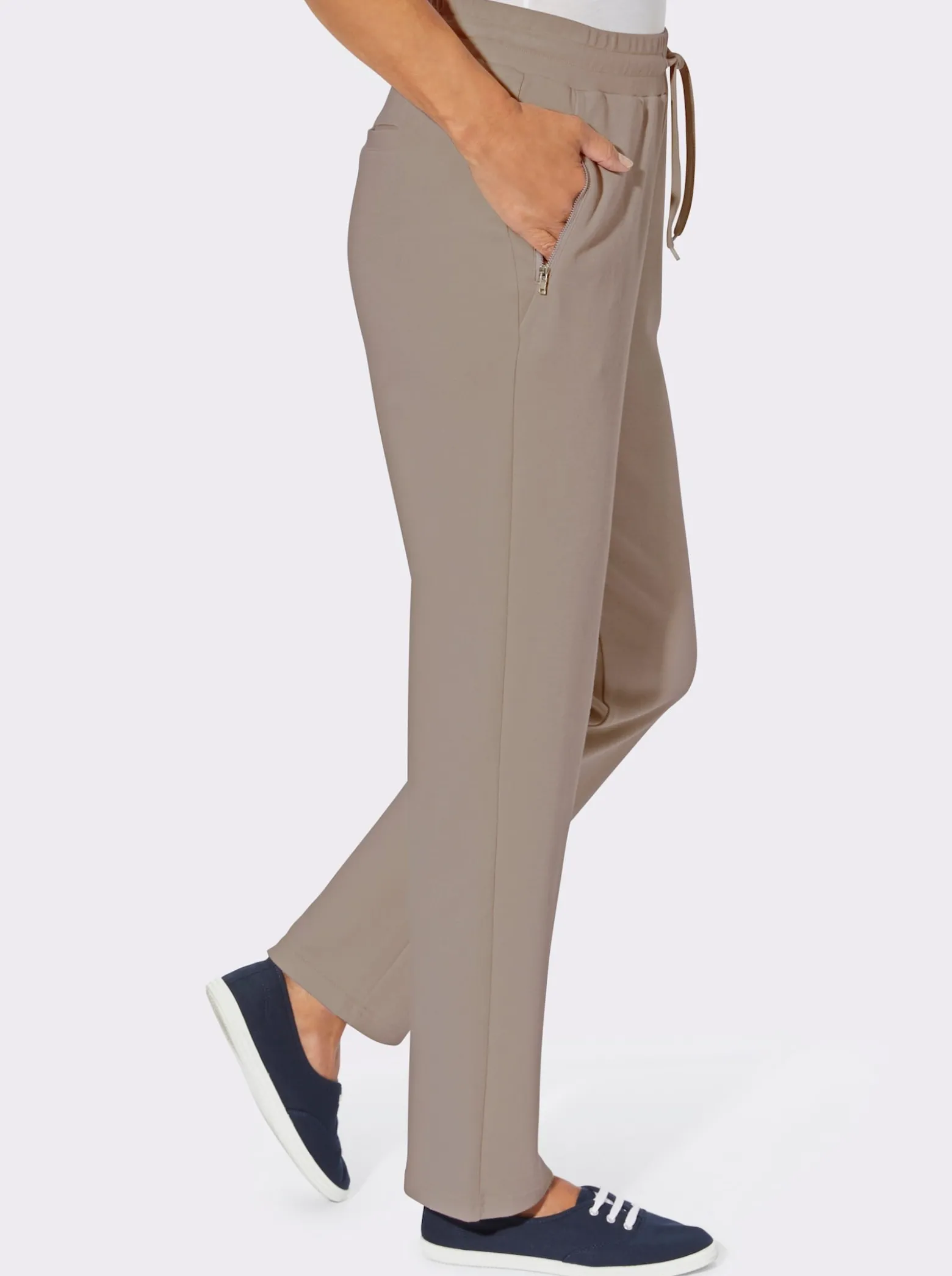 Jerseyhose mit Bindeband